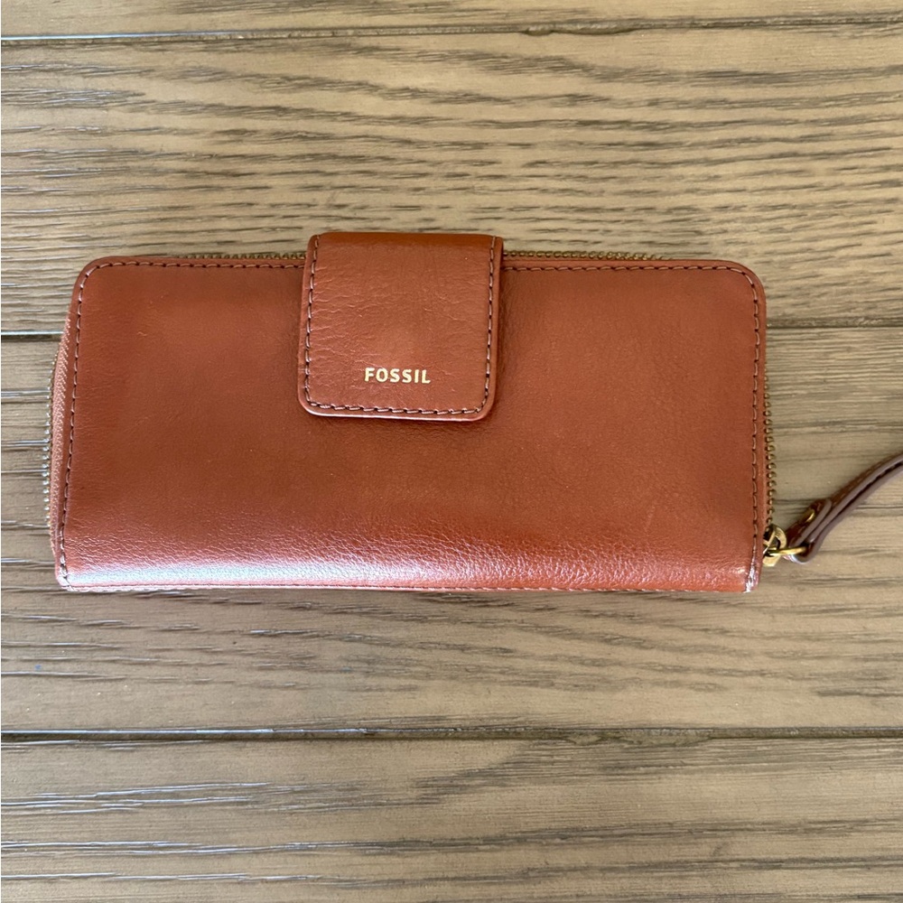 Fossil Brown Leather Wallet